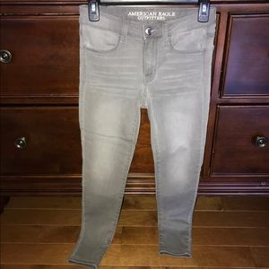 Gray American Eagle Jeggings